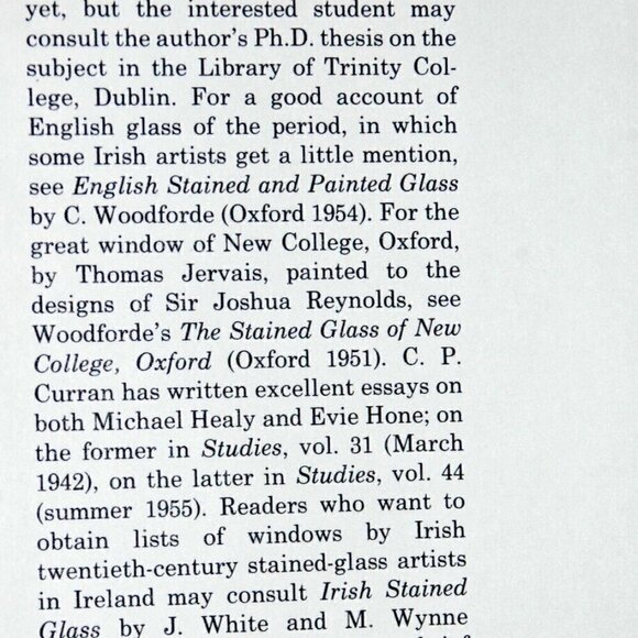 Irish Stained Glass by Michael Wynne Book Vintage 1977 - Picture 5 of 7